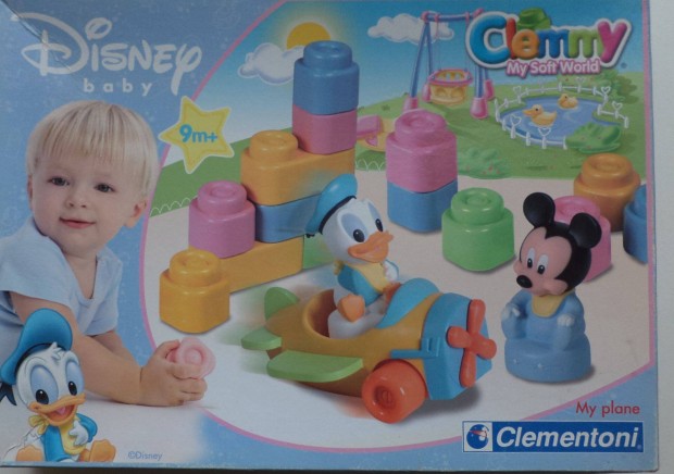 Clemmy Disney baby puha pit kocka 6 hnapos kortl