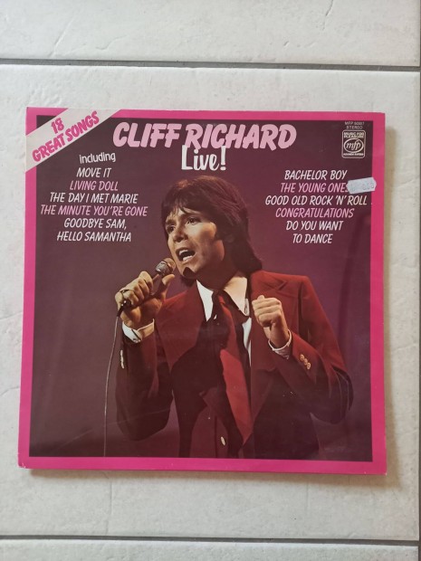 Cliff Richard bakelit lemez