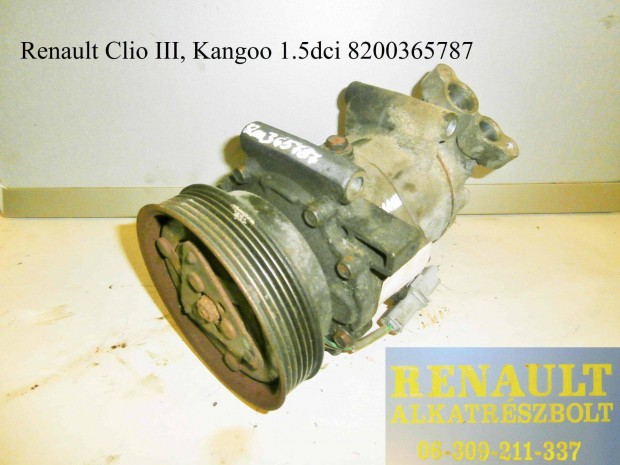 Clio III, Kangoo,Nissan Juke,Note, Micra III 1.5dci klmakompresszor