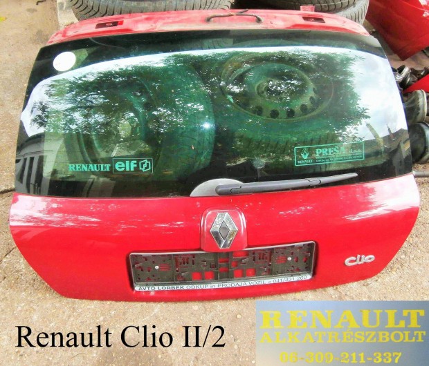 Clio II/2 csomagtrajt