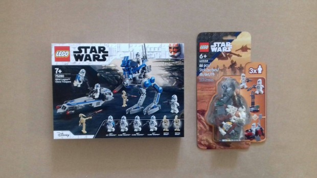 Clone j Star Wars LEGO -k: 75280 501St Legion + 40558 Station Foxrba