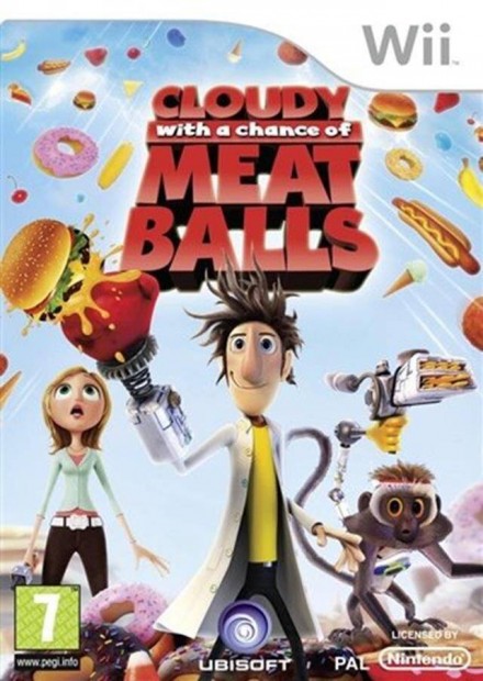 Cloudy With A Chance Of Meatballs Nintendo Wii jtk