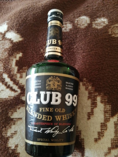 Club 99 whisky veg. Bontatlan! Ritkasg! 