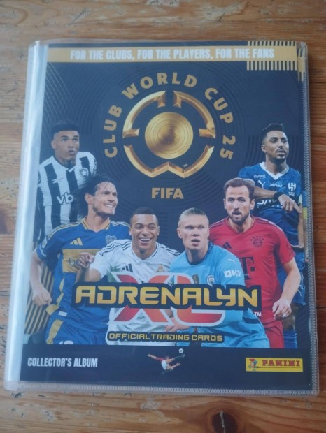 Club World Cup 2025 focis kártya tartó kártyatartó album