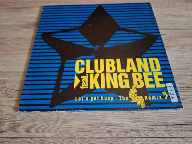 Clubland - Let's Get Busy (The Snap! Remix) maxi bakelit lemez LP