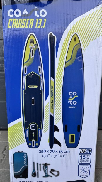 Coasto Cruiser 13.1 sup j, kajaklssel