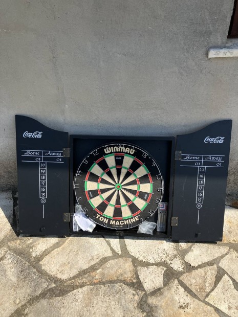 Coca Cola Darts tabla fa dobozban j 