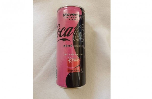 Coca Cola Rosalia limitált kiadású dobozos üdítő (bontatlan állapot)