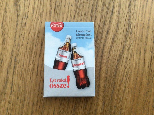 Coca-Cola krtyajtk, limitlt kiads /hasznlatlan/