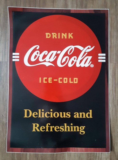 Coca-Cola matrica (27x39cm)