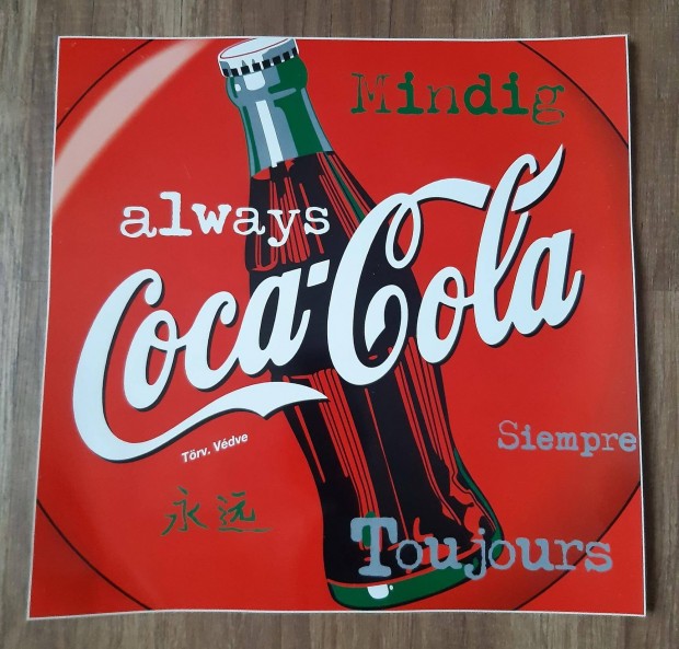 Coca-Cola matrica (34x34cm)