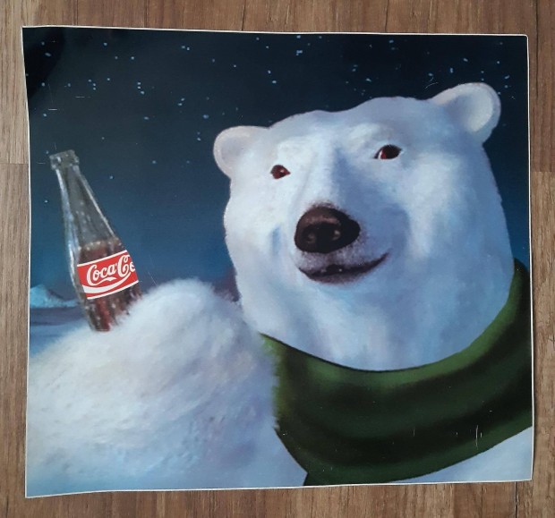 Coca-Cola matrica (34x38cm)