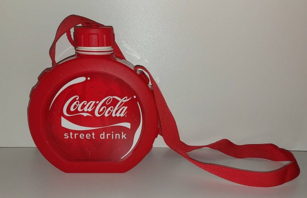 Coca Cola nagy lapos kulacs Olasz 0,7 l