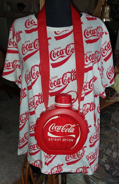 Coca Cola nagy lapos kulacs Olasz 700 ml