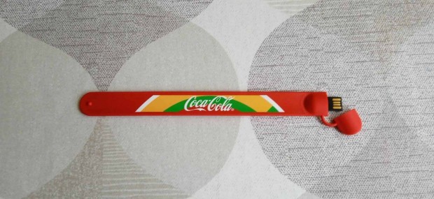 Coca-Cola pendrive-csuklóra pattintható, Coca Cola