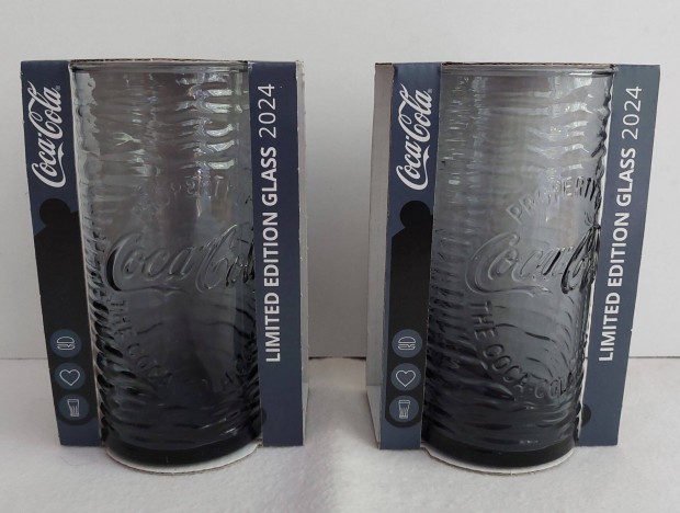 Coca Cola pohár McDonald's 2024 füst színű