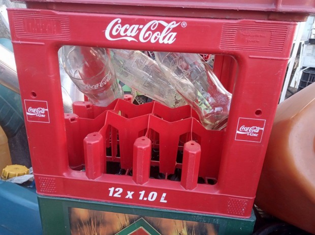 Coca Cola rekesz 1L-es 1db