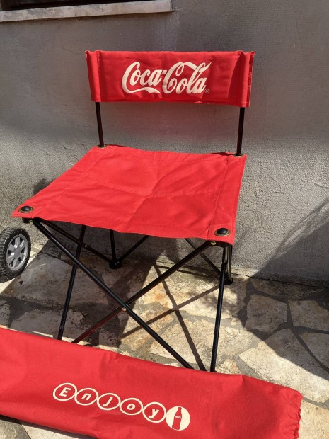 Coca Cola rendezi szek, horgasz szek osszecsukhat j