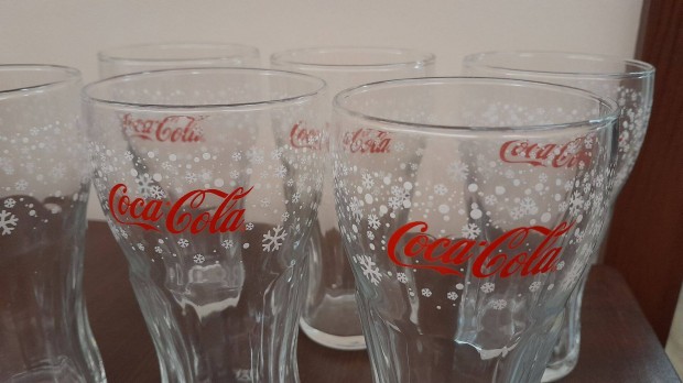 Coca Cola tli mintj poharak, 6 darabos pohrkszlet
