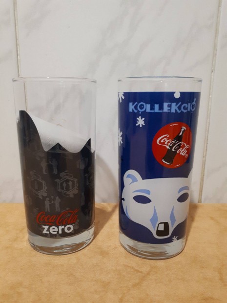 Coca- Cola pohr poharak farsang zero jegesmedve