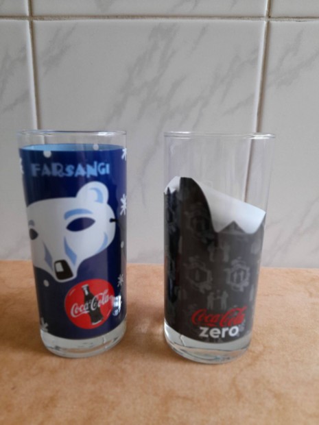 Coca- Cola pohr poharak farsang zero jegesmedve