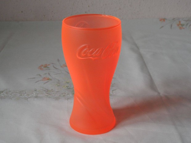 Coca cola pohr ( 3 dl.-es, Neon narancssrga )