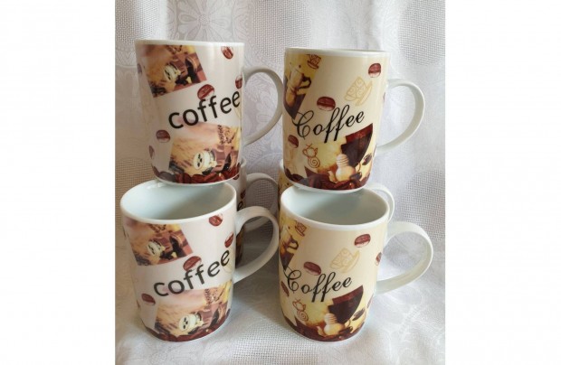 Coffe feliratos (új) bögrék (6db) eladók