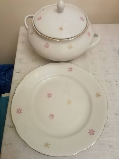 Colditz porceln leveses s stemnyes, hsos knl szett