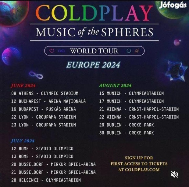 Coldplay lljegy 2024.06.16