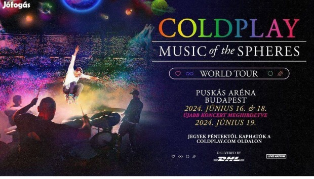Coldplay koncert jnius 18, lhely elad!