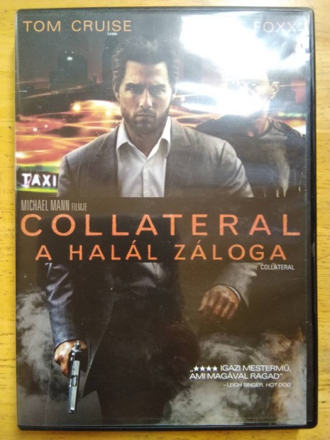Collateral jszer dvd Tom Cruise 