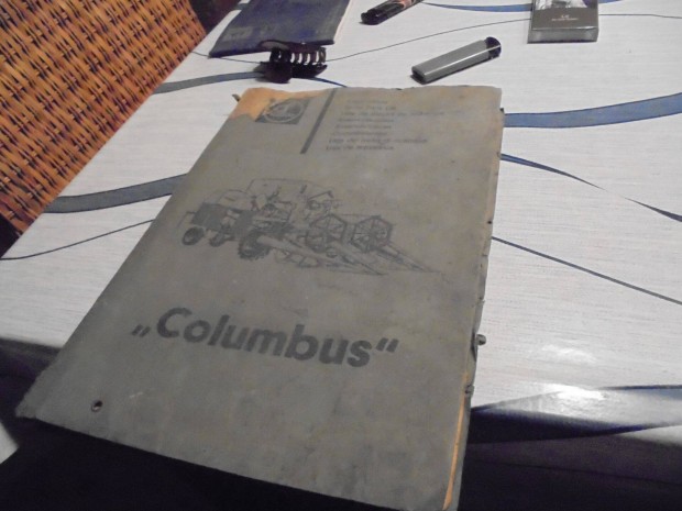 Colombus komb�jn k�zik�nyv - alkatr�sz katal�gus