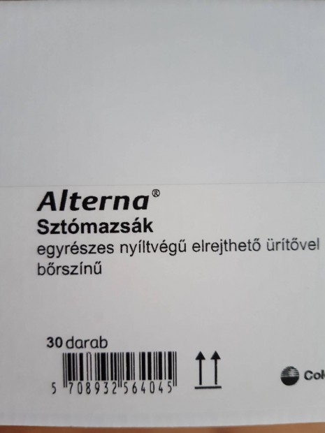 Colopladt sztóma zsák eladó