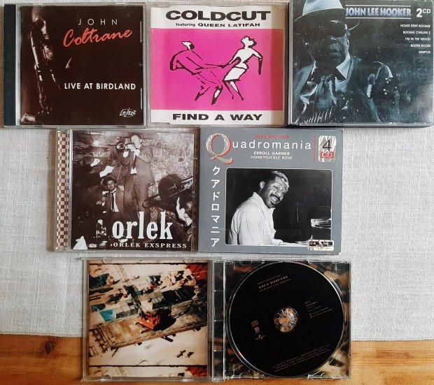 Coltrabe,Orlik,Erroll Garner,Sofa Surfers,Coldcut,Lee Hooker CD-k