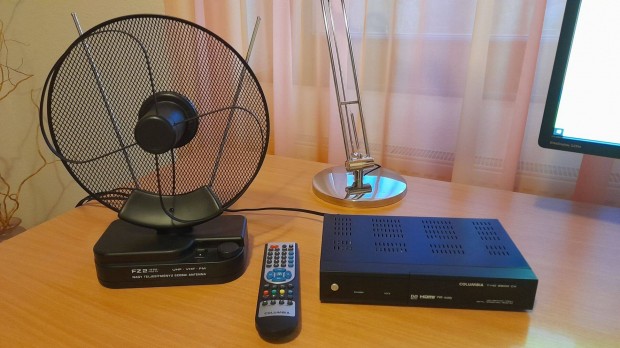 Columbia DVB-T dekder tvirnytval s FZ2 szobai antenna akcisan!