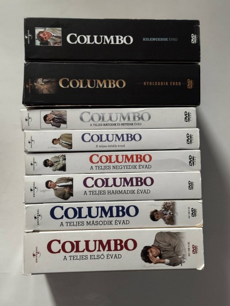 Columbo 1,2,3,4,5,6,7,8,9vad dvd