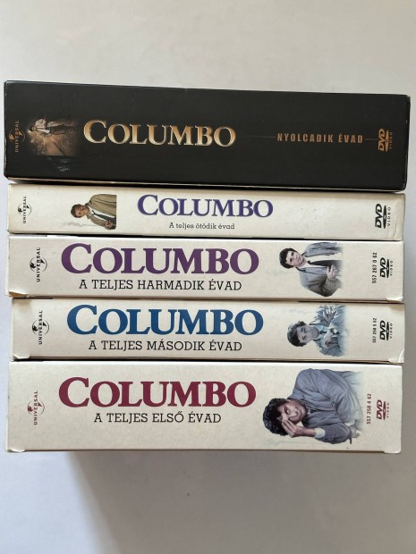 Columbo 1,2,3,5,8vad dvd