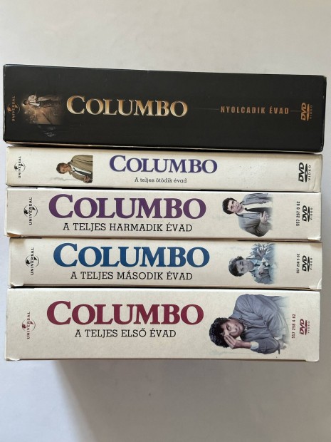 Columbo 1,2,3,5,8vad dvd