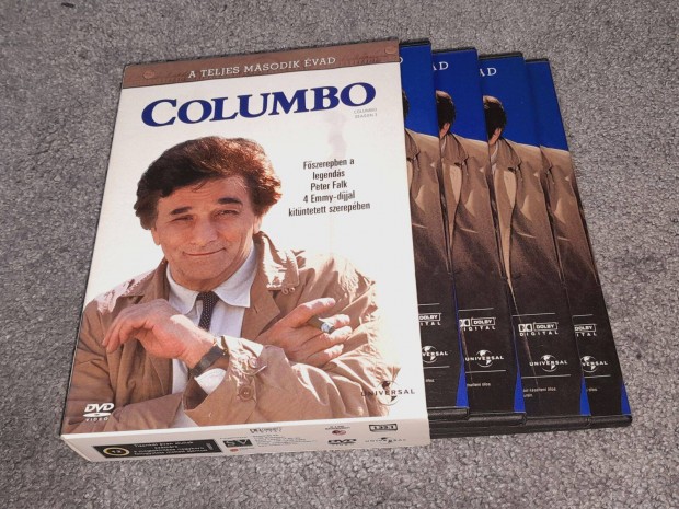 Columbo DVD (1972) msodik vad Szinkronizlt dszdobozos 2.vad