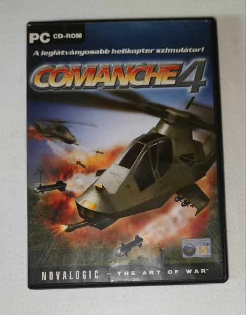 Comanche 4 helikopter szimultor pc jtk 