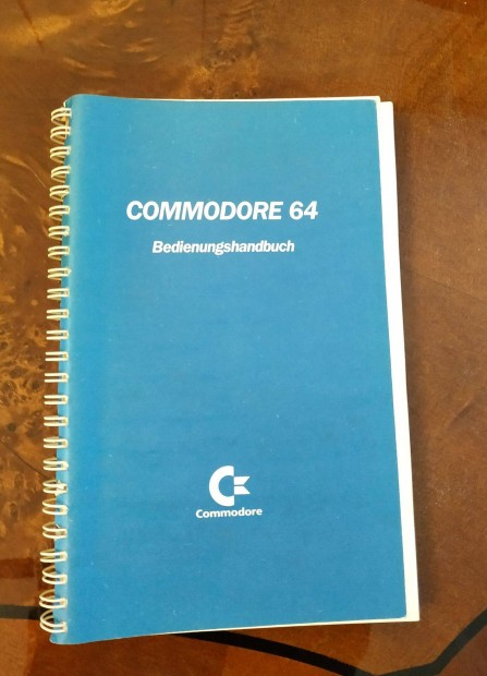 Commodore 64 Bedienungshandbuch német nyelvű felhasználói kéziköny