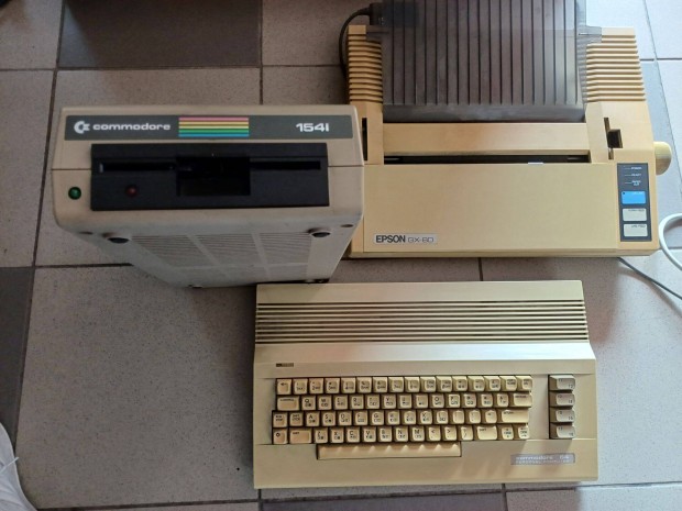 Commodore 64 szmtgp+floppi+nyomtat(1986)Elkelt!Szllts fggben