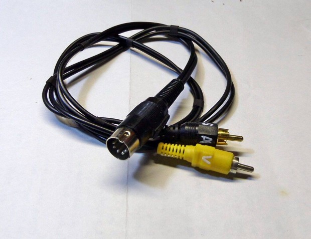 Commodore DIN-RCA videóokábel
