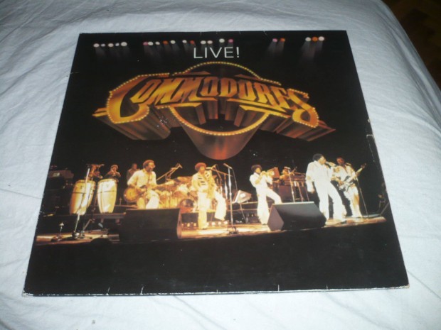 Commodores dupla live LP bakelit lemez 1977 nmet kiads