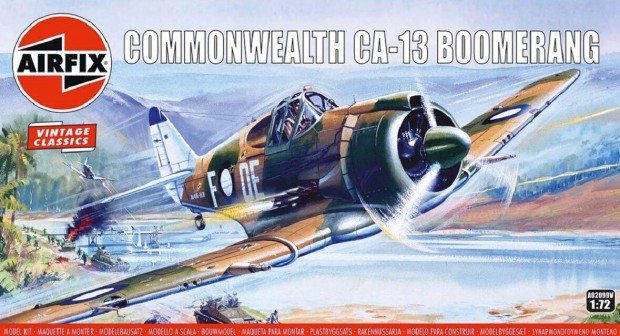 Commonwealth CA-13 Boomerang (makett modell, Airfix 1:72)