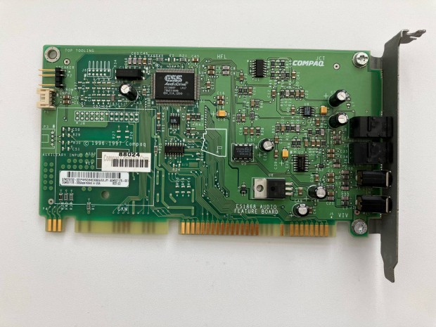 Compaq ESS Audio Es1868F Feature Board retr PC ISA MIDI hangkrtya