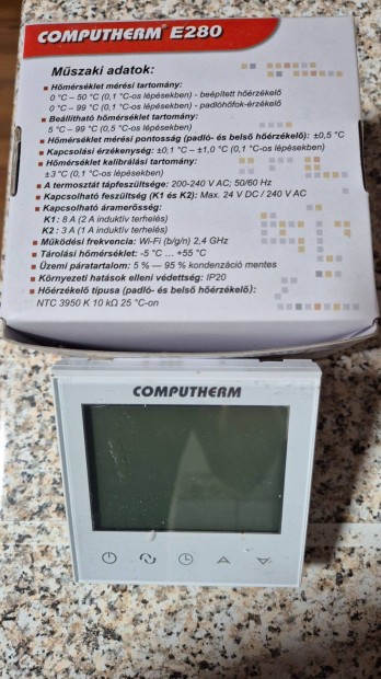 Computherm E280 Wifis termosztt padlfts hrzkelvel