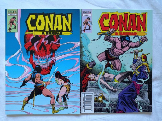 Conan, a barbr A/4 mret kpregnyek 2 db