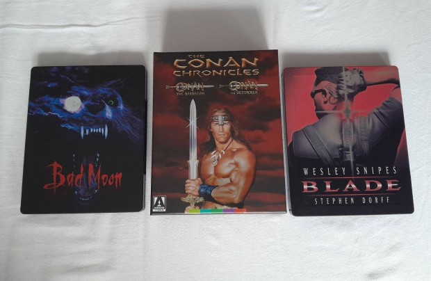 Conan blu-ray diszdoboz + Penge + rossz hold steelbook egybe angol