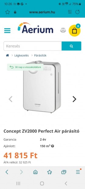 Concept ZV2000 Perfect Air prst